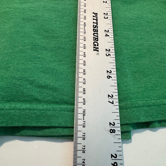 Delta Pro Weight Irish Vintage Adult 2XL Green Affliction Cross Y2K T-Shirt - Picture 7 of 8